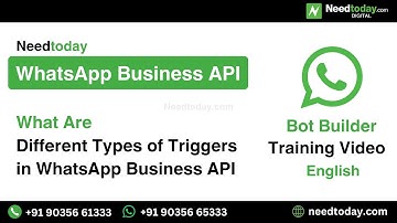 What Are The Different Types of Triggers In WhatsApp Bot with Needtoday WhatsApp Business API