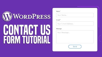 How To Make A Contact Form In WordPress | Easy And Simple (2024)