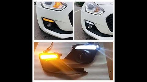 Swift 2018 led fog lights DRL with indicators oe fit