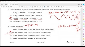 October November 2021 Paper 21 Cambridge IGCSE/PHYSICS 0625/0972/21 Multiple Choice Extended  part b
