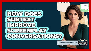 How Does Subtext Improve Screenplay Conversations?