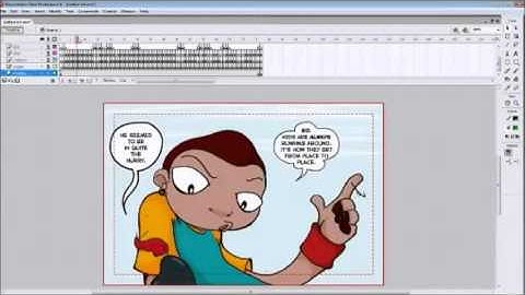 making a flash comic part0