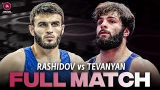 TEVANYAN (ARM) vs. RASHIDOV (AIN) | 2024 Seniors European Championships | Quarter Final | FS 65Kg
