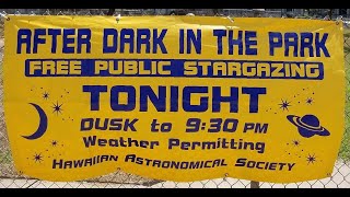 Hawaiian Astronomical Society 1 minute PSA