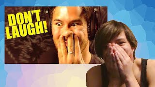 JUST WHY?! | Markiplier Try Not To Laugh #16 Reaction