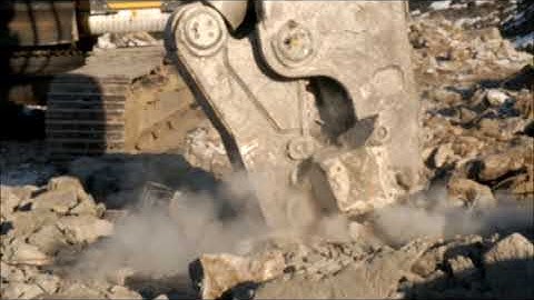 Rotating pulveriser Yellow R 20 recycling Broyer de demolition rotatif pyörivä pulveroija