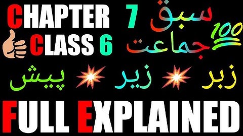 Chapter 7 urdu class 6 with answers jaan pehchan full explained CBSE NCERT Book