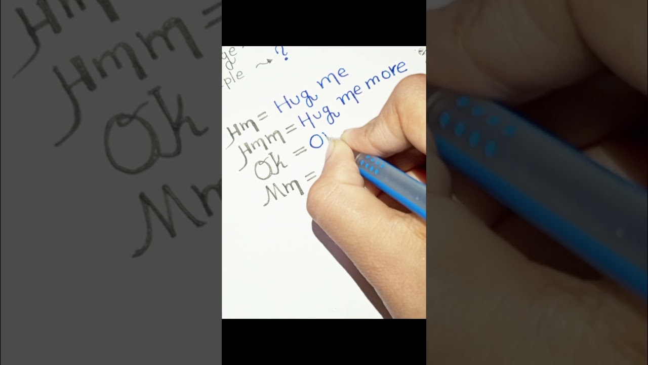 Hm,Hmm,Ok,Mm meaningful ❤️