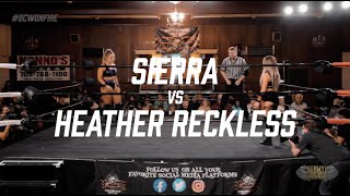 SIERRA vs HEATHER RECKLESS | BCW Hearts On Fire