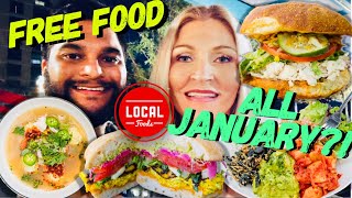 How we ate for FREE all January 2022 at Local Foods in Houston Texas!