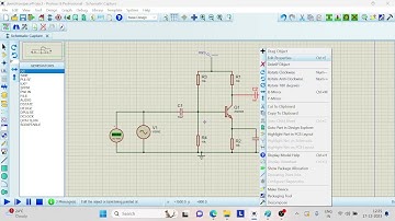 Transistor as an amplifier in Proteus