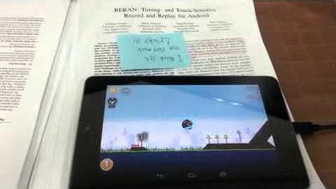 android input events record-and-replay