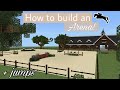 How to build a Minecraft Horse Riding Arena | DibbleCraft | Episode 4 |