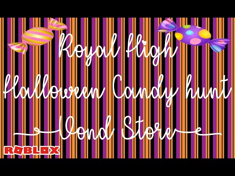 Roblox Royal High Halloween Event 2019 Candy Hunt At The Vond Store 1300 Diamonds Youtube - halloween royale high event vond homestore roblox