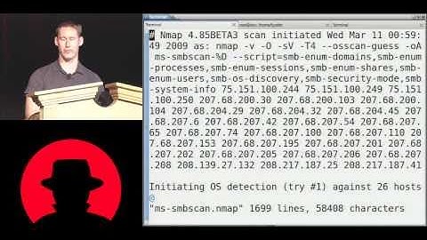 Black Hat USA 2010: Mastering the Nmap Scripting Engine 2/5