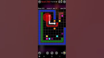 How To Solve Flow Free 11x14 Mega Mania Pack Level 290 Board Walk Through Solution Walkthrough