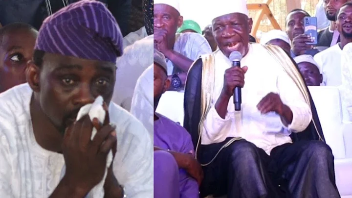 SEE WHAT SHEIKH MUYIDEEN BELLO TELL PASUMA THAT MAKES HIM ÇRY AT HIS MOTHER'S 8 DAYS FIDAU PRAYER