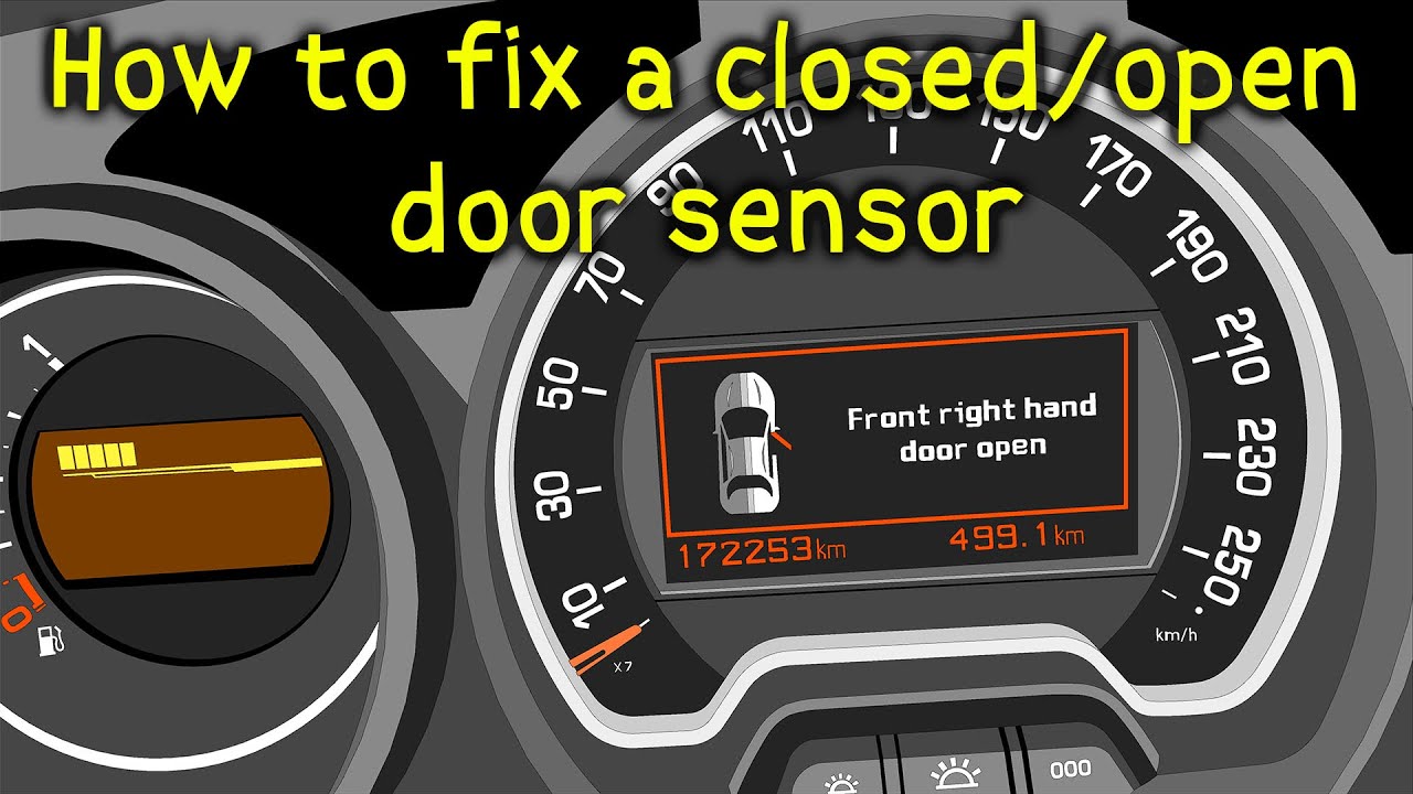 Quick Fix! When the door sensor thing doesn't seem to work - YouTube