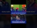 a little heat and fire 🔥 Kohli and head exchange words