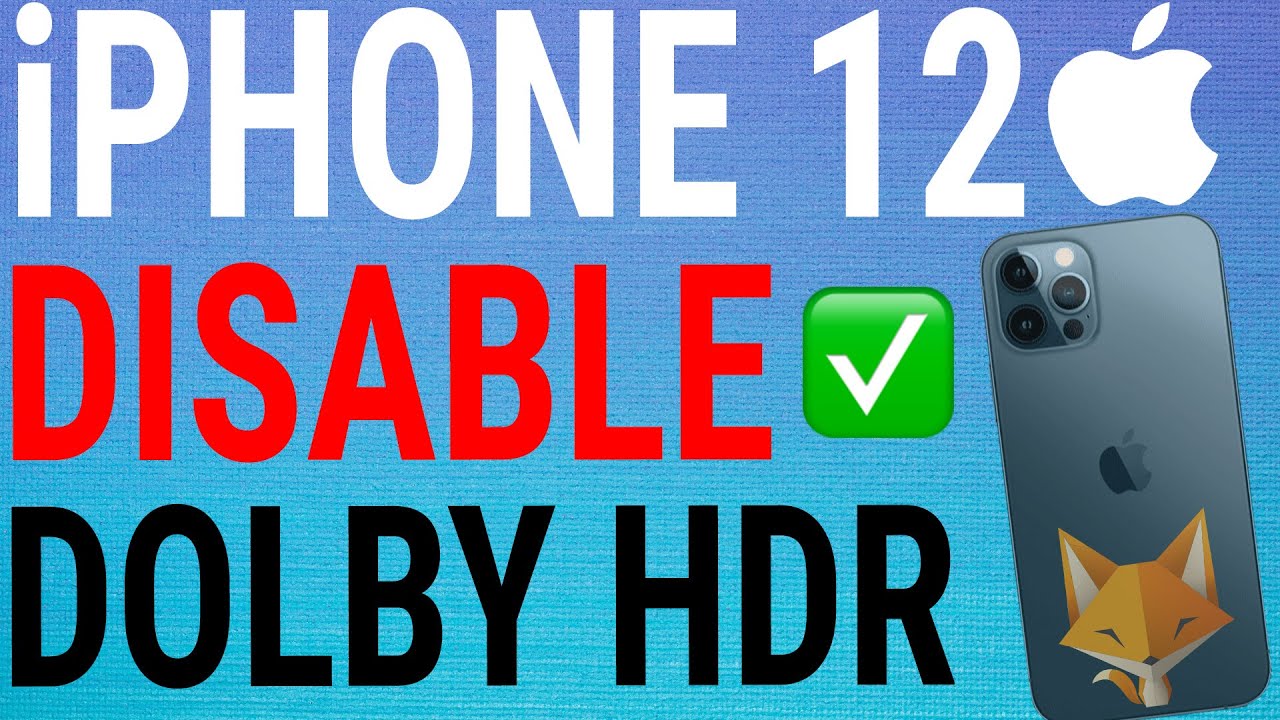how to turn on hdr on iphone 12