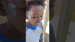 How old is too old for face paint?!?🤔😆 - TyBros #fun #facepaint #art #family #familyfun #arts