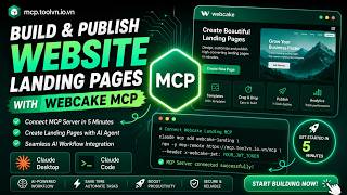 Connect Webcake Landing MCP with Claude Desktop &amp; Claude Code in 5 Minutes