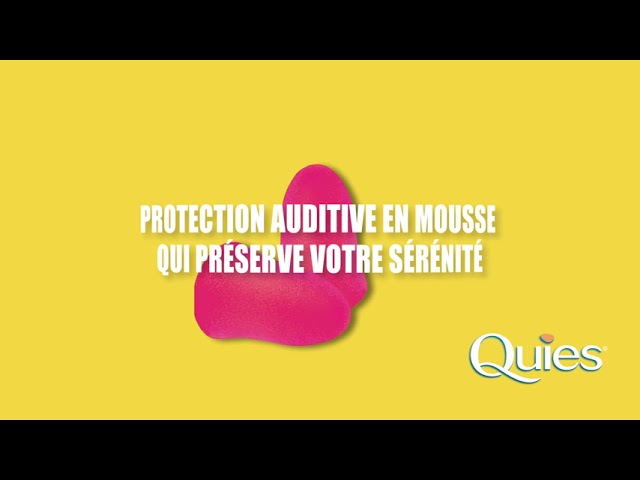 Quies protections auditives en mousse