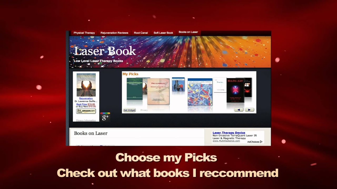 Chiropractor and Low Level Laser Therapy Book. - YouTube