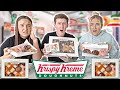 Last to STOP Eating KRISPY KREME DONUTS Wins £1,000 - Challenge