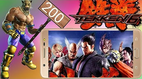 Tekken6 highly compressed| best ppsspp settings| hd game play