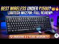 ₹1500 Budget KING? 👑 Logitech MK270R Unboxing &amp; Honest Review | 3-Year Warranty! 🔥#keyboard