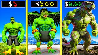 $১ এর HULK থেকে $১,০০০,০০০ STRONGEST DIANOSAUR HULK এ আপগ্রেড ! GTA 5