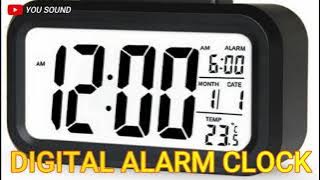 DIGITAL ALARM CLOCK suara alarm jamdigital