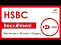 HSBC Recruitment 2023 Notification | Intern- Analytics GSC’s | Application Form