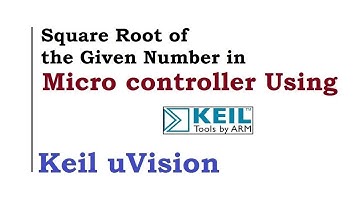 KTU | Microcontroller Lab EC 305  :  Square Root of the Given Number