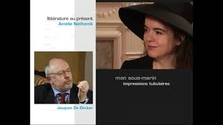 Littérature Au Présent Amélie Nothomb