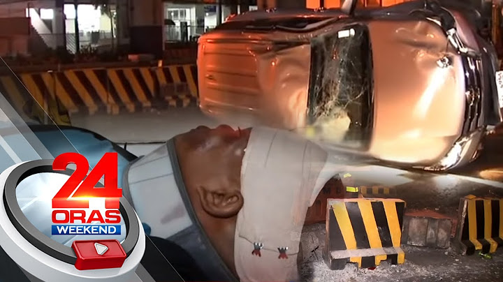 Lalaking biglang tumakbo habang tumatawid sa pedestrian lane, nasagasaan ng SUV | 24 Oras
