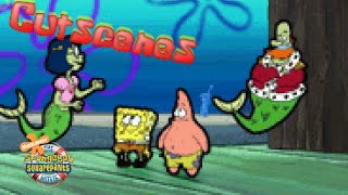 The Spongebob Squarepants Movie Game Gba - All Cutscenes 4K