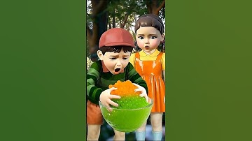 Squid Game AI Korean Snack Popping Candy ASMR #squidgame #squidgame2 #ai #asmr