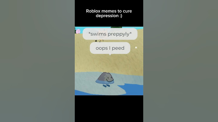 Roblox memes to cure depression :))
