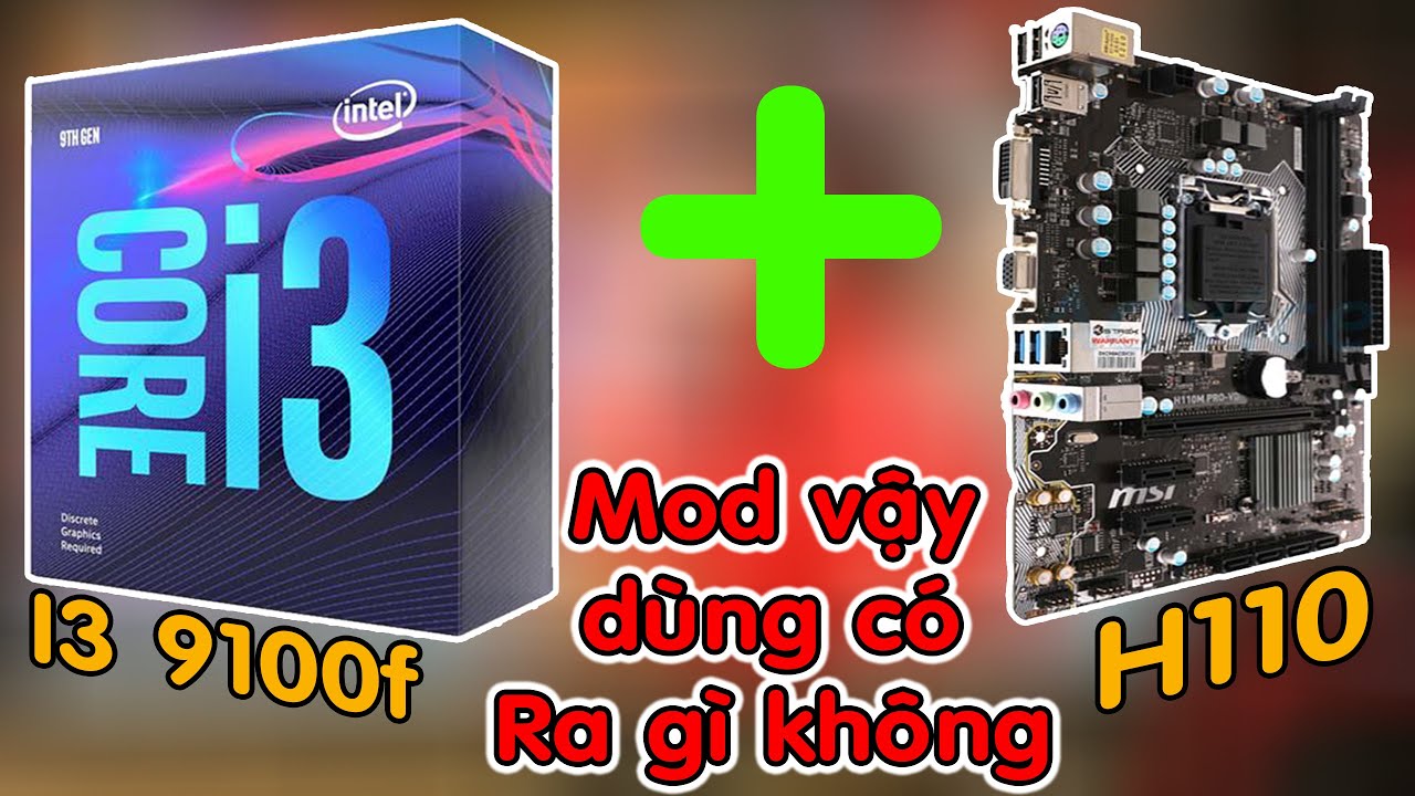 I3 9100f H110m 2025