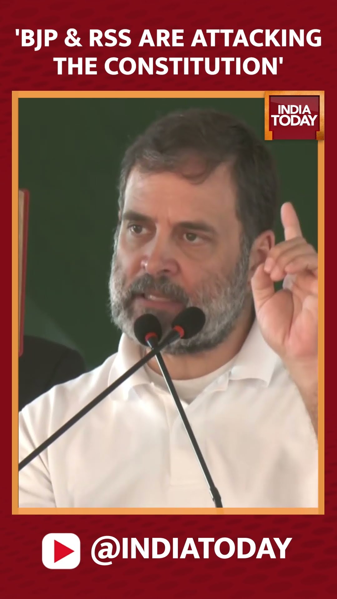 BJP And RSS Are Attacking The Constitution Says, Rahul gandhi #shorts #rahulgandhi #congress #bjp