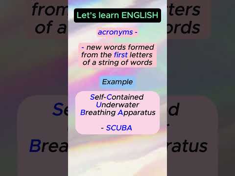 Let's learn ENGLISH