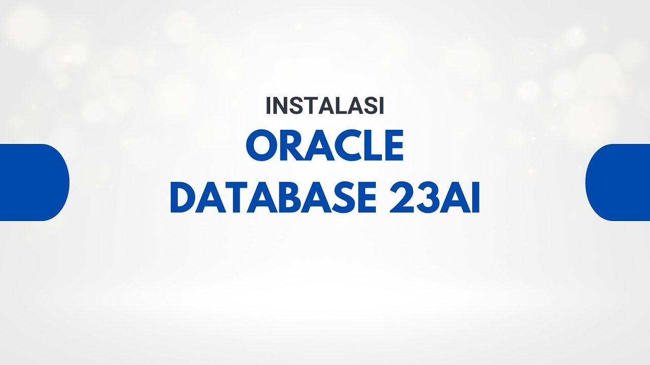 Video Instalasi Oracle Database 23ai - YouTube