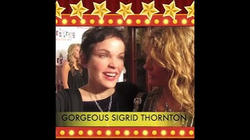 Sigrid Thornton on the red carpet