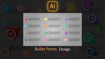 How To Create Arrow Bullet Point | Vector Colorful Arrow Bullet Point | Adobe Illustrator
