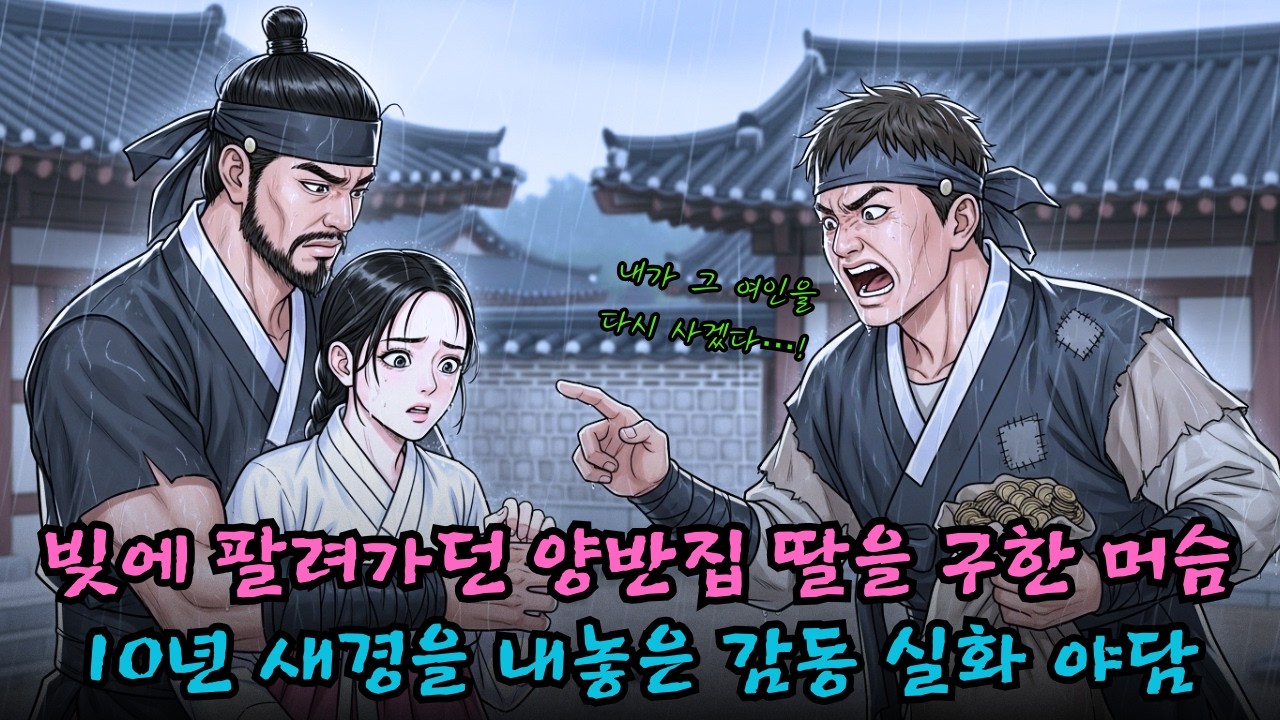 빚 대신 끌려가던 양반집 규수를 구하려 10년 모은 새경을 다 던진 머슴 | 야담 · 설화 | 오디오북