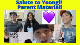 BTS - Yoongi being a single parent for bangtan | is this what we call a wifey material? | Reaction