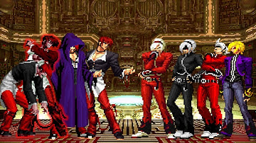 [KOF Mugen] Iori Yagami Team vs Ash Crimson Team