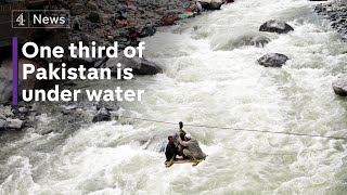 Pakistan floods: One third of country is under water